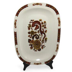 MYOTT MEAKIN Dragon Of Kowloon Rectangular Ceramic Serving Platter Vintage Engla